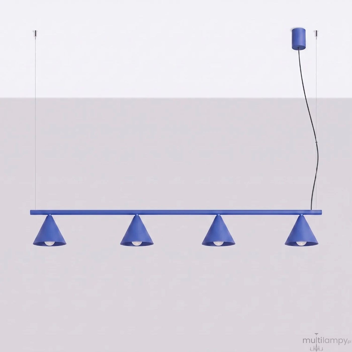 Nox 4L lampa wisząca 4xE14 ultramaryna SL.2559