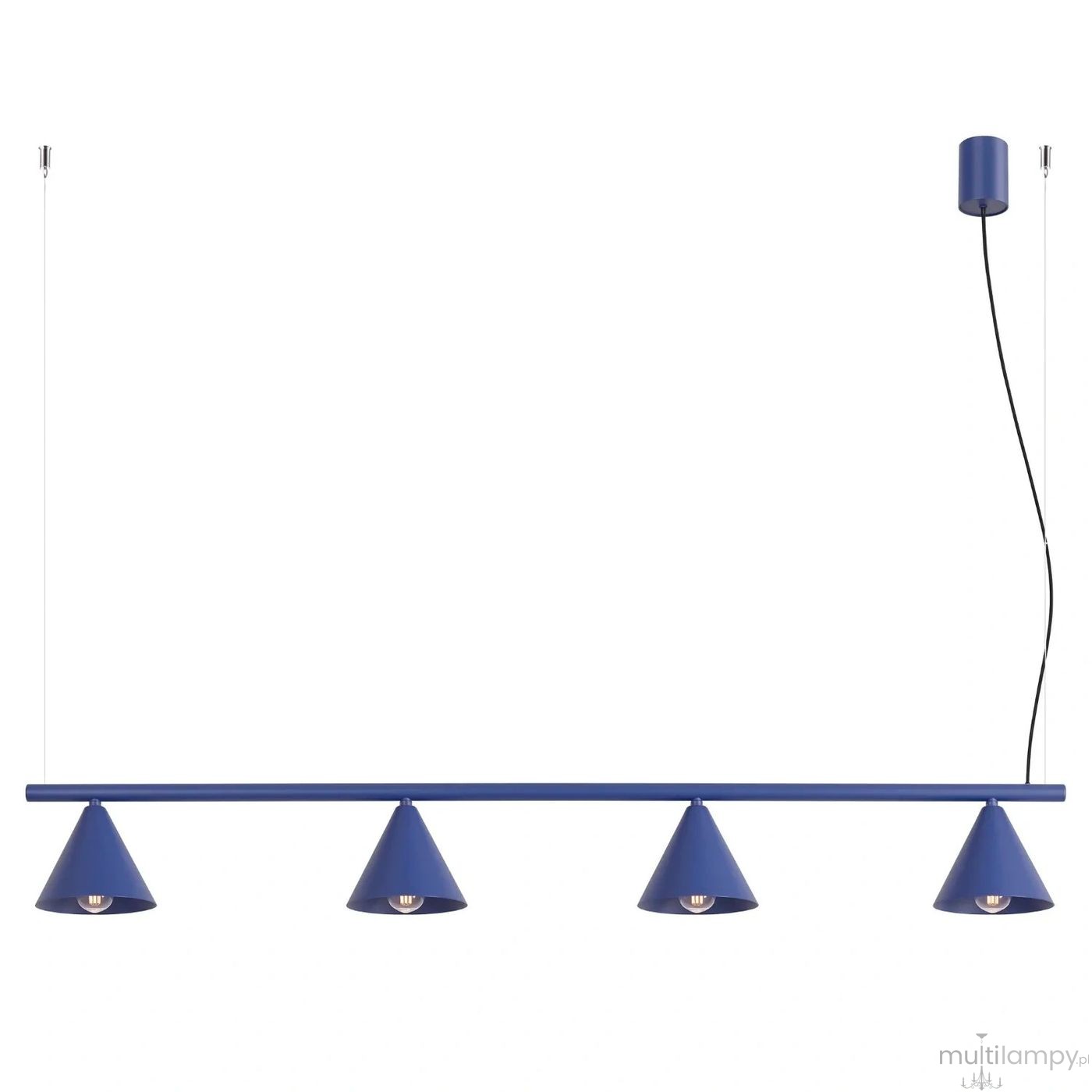 Nox 4L lampa wisząca 4xE14 ultramaryna SL.2559