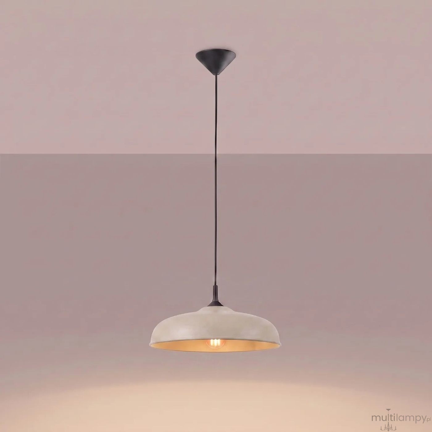 Gina lampa wisząca E27 taupe SL.2061