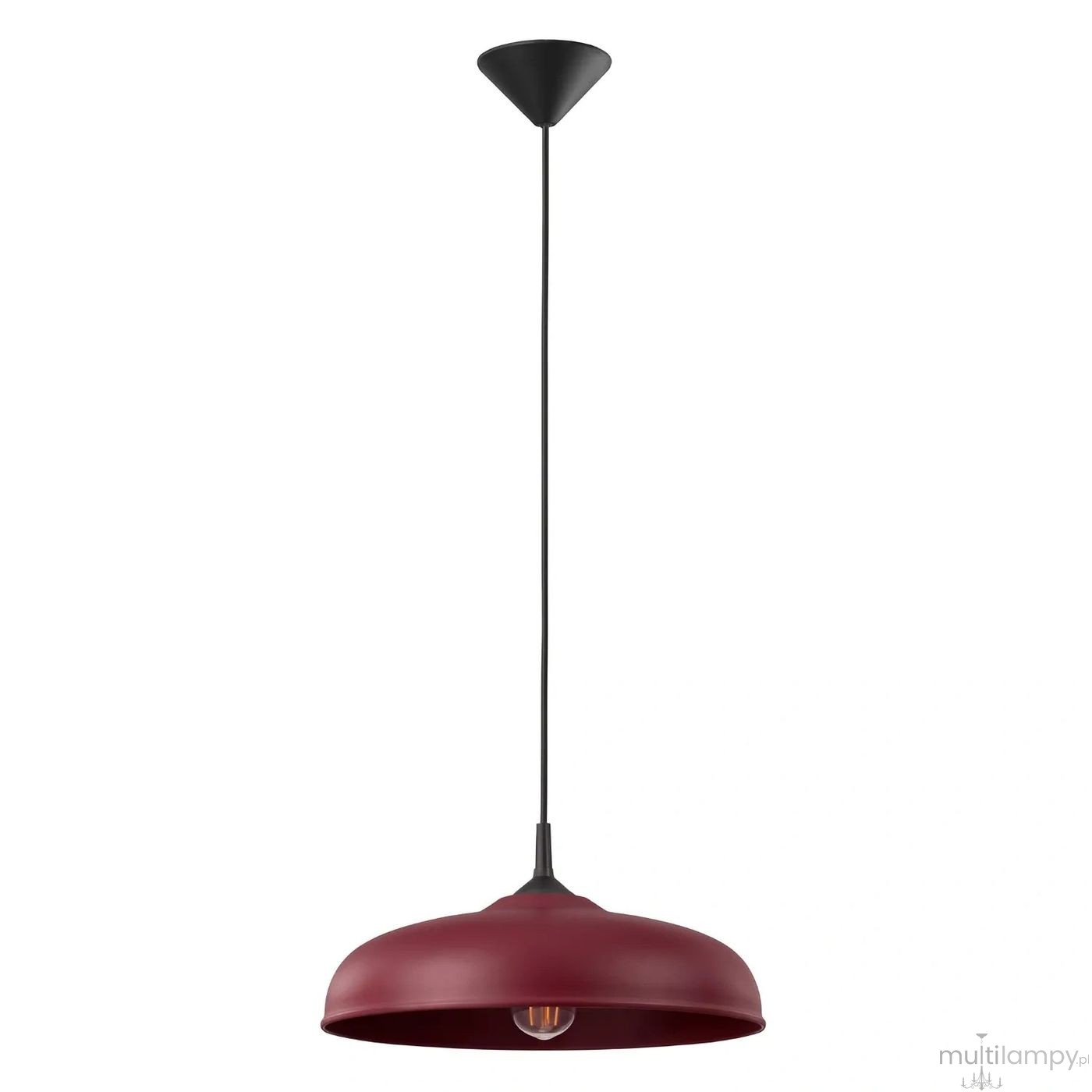 Gina lampa wisząca E27 burgund SL.2063