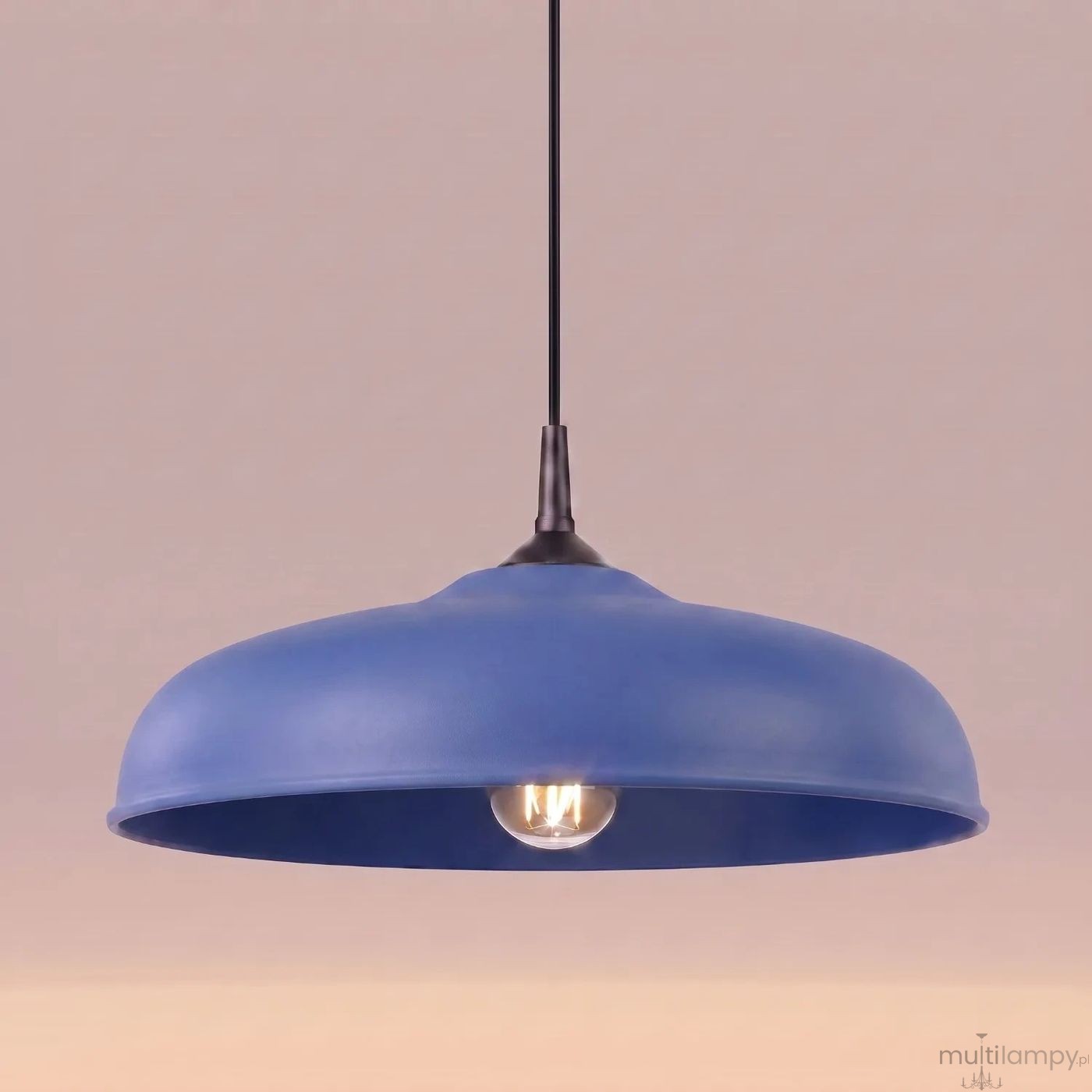 Gina lampa wisząca E27 ultramaryna SL.2064