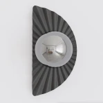 Flora kinkiet 1xG9 czarny/grafit 1762/K1