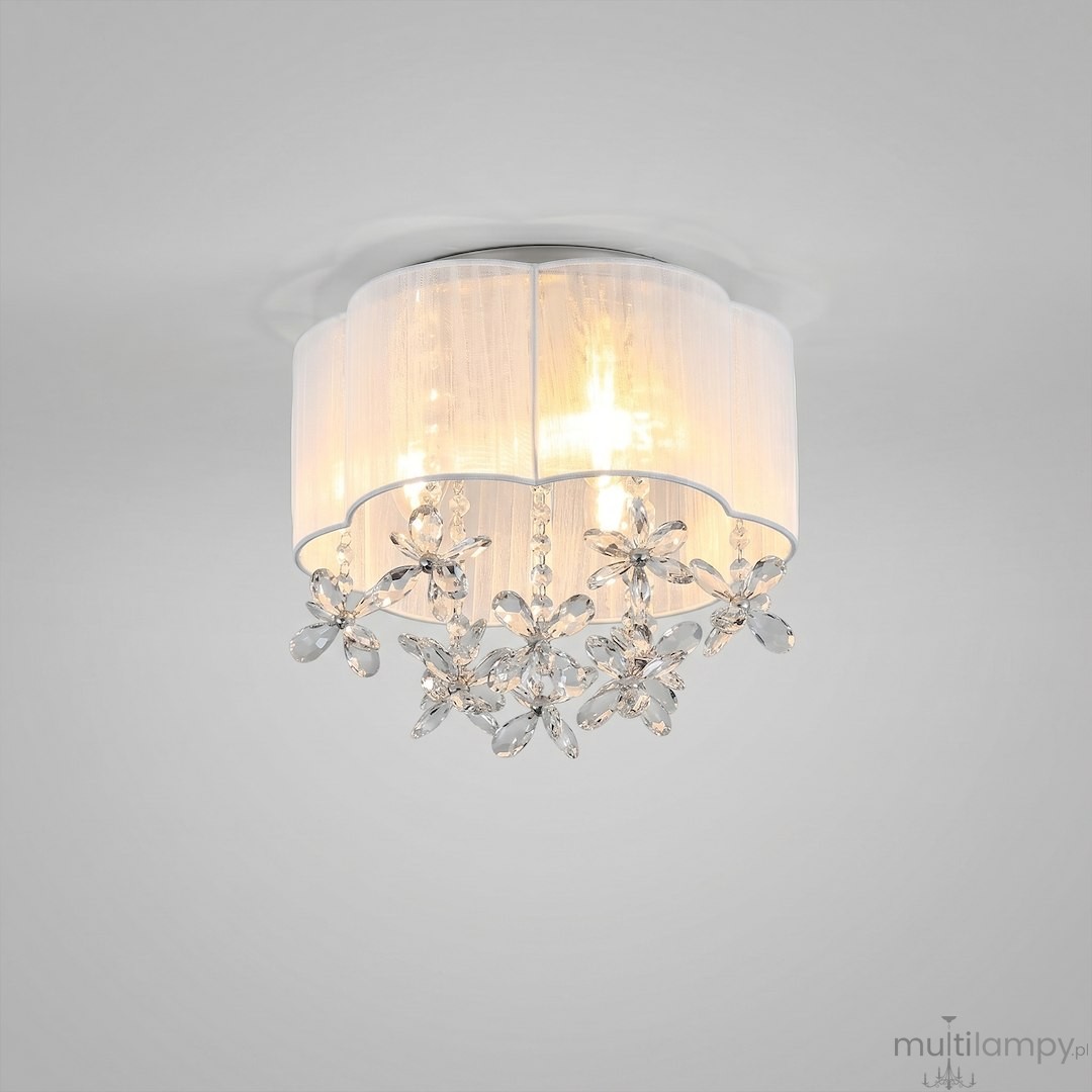 Esmeralda lampa sufitowa 3xE14 chrom/biały ML2789