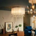 Esmeralda lampa sufitowa 3xE14 chrom/biały ML2789