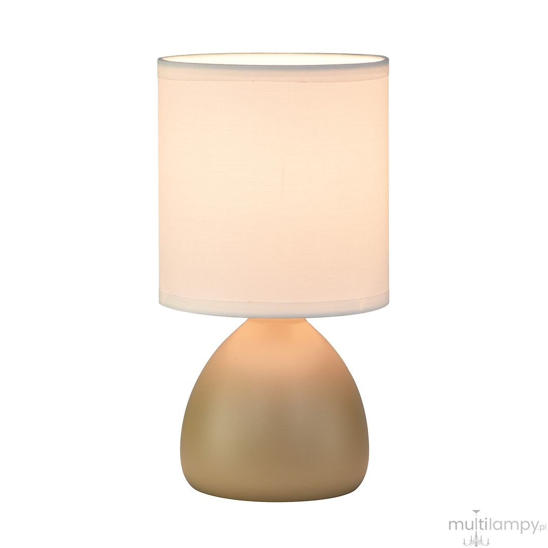 Sabrina lampka stołowa 1xE14 taupe ML2771
