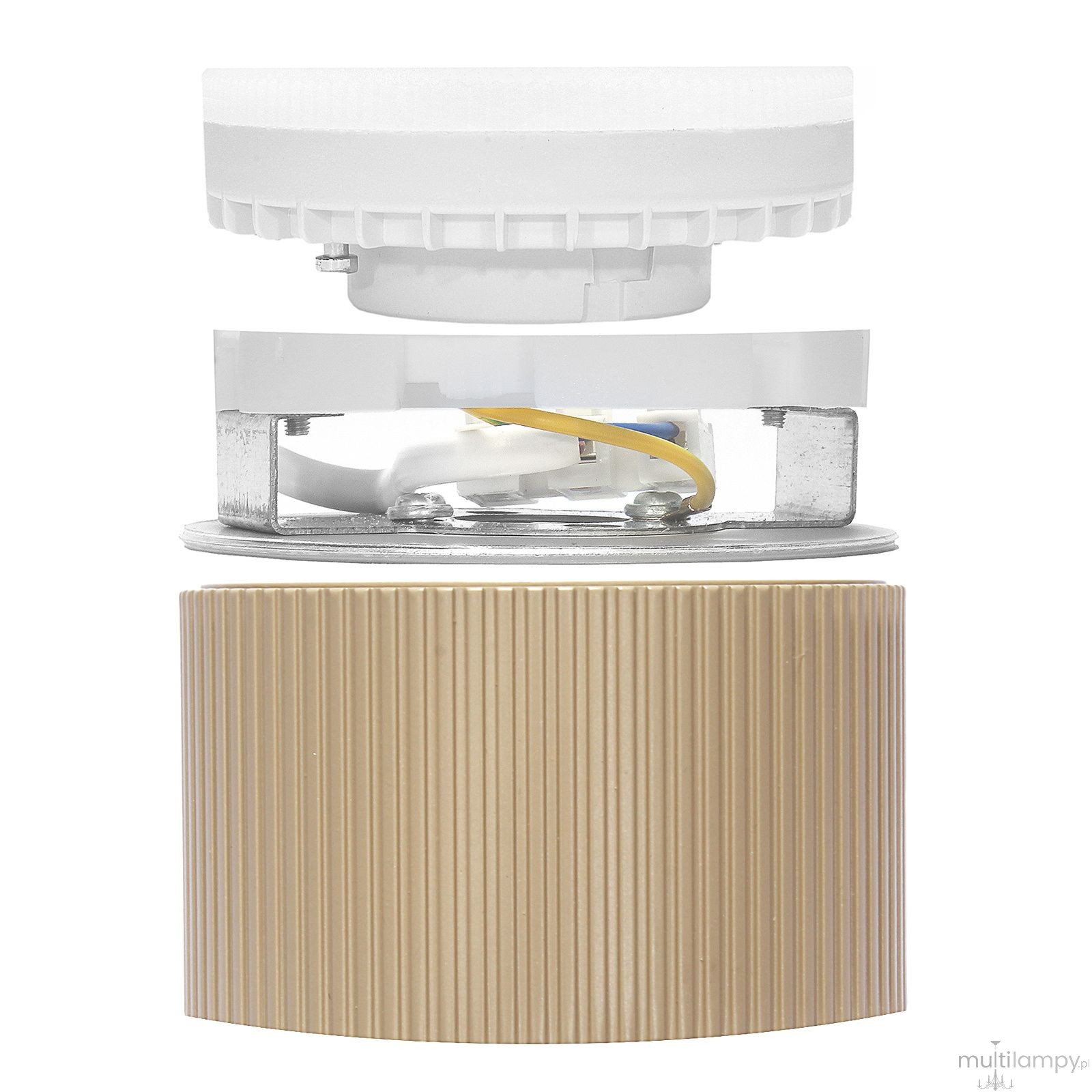 Lami lampa sufitowa tuba GX53 beżowa