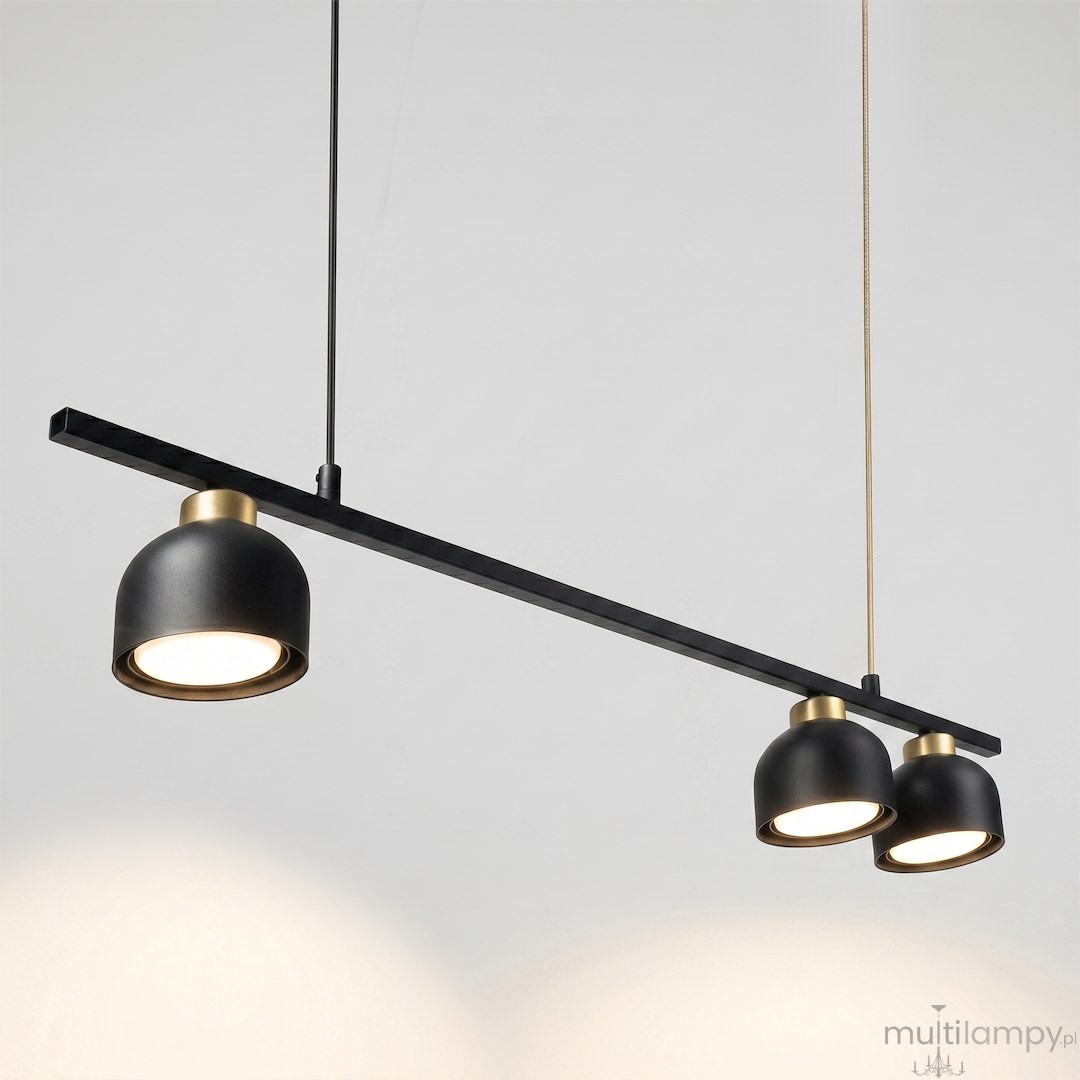 Kai lampa wisząca 3xGX53 czarna MLP2862