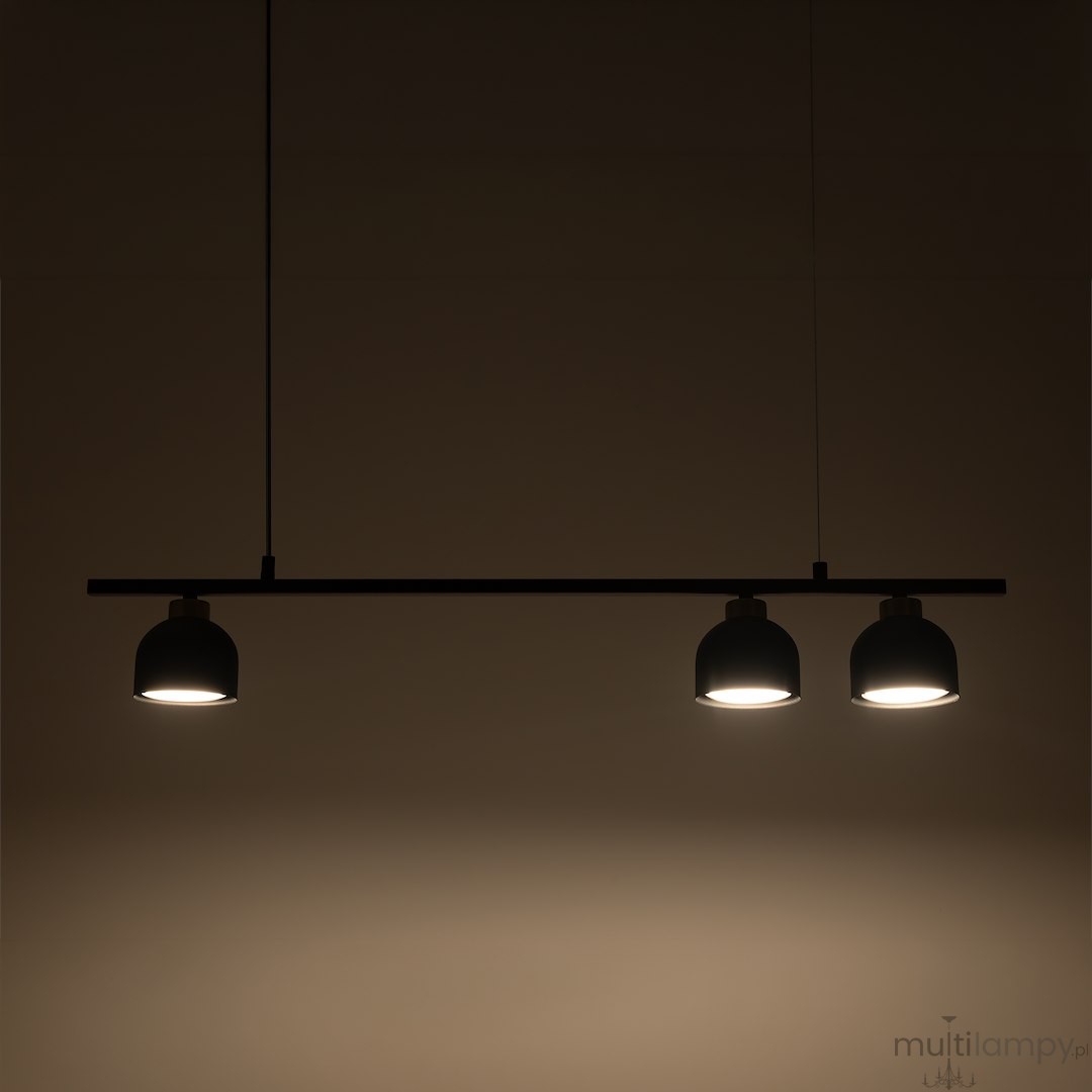 Kai lampa wisząca 3xGX53 czarna MLP2862