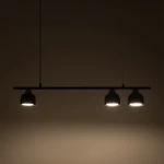 Kai lampa wisząca 3xGX53 czarna MLP2862