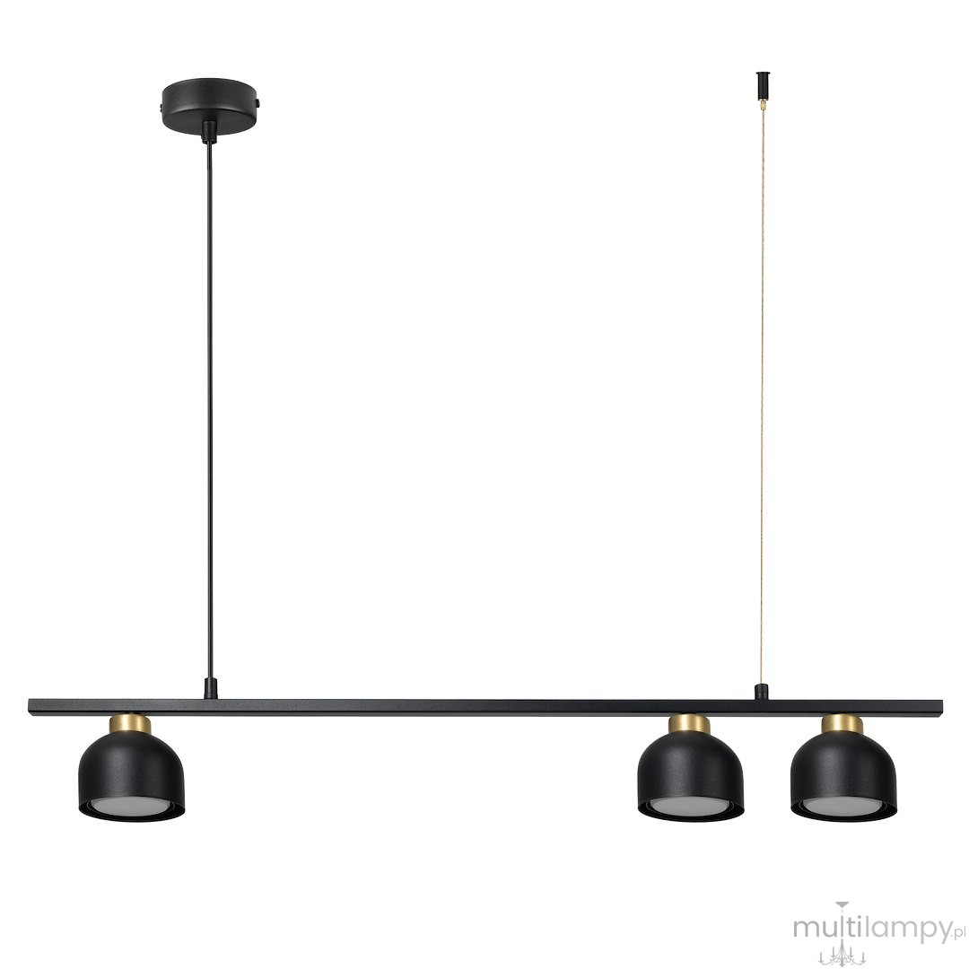 Kai lampa wisząca 3xGX53 czarna MLP2862