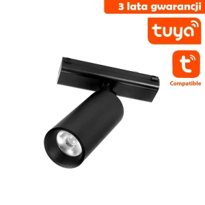 Reflektor spot LED do szyny magnetycznej SLIM 8W/CCT Tuya czarny