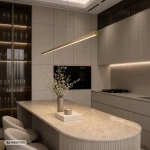 Linia 120 lampa wisząca 1xLED/15W/CCT złota