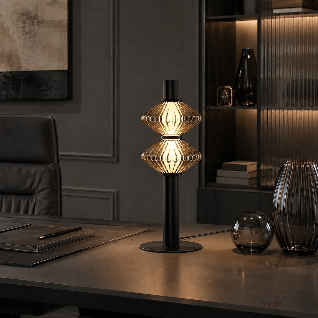 Padre lampka stołowa LED 9W 3000K czarna ML2800