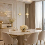 Padre lampa wisząca LED 7W 3000K złota ML2797