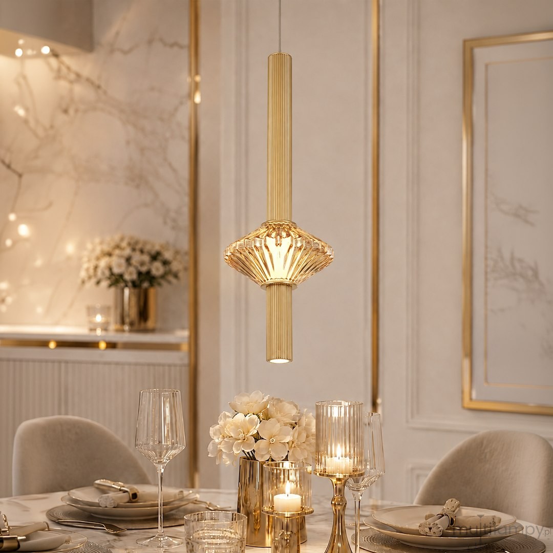 Padre lampa wisząca LED 7W 3000K złota ML2797