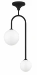 Selen lampa sufitowa 2xG9 czarna 1946