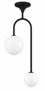 Selen lampa sufitowa 2xG9 czarna 1946
