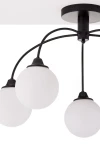 Nola lampa sufitowa 5xE27 czarna 2169