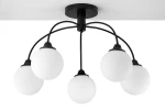 Nola lampa sufitowa 5xE27 czarna 2169