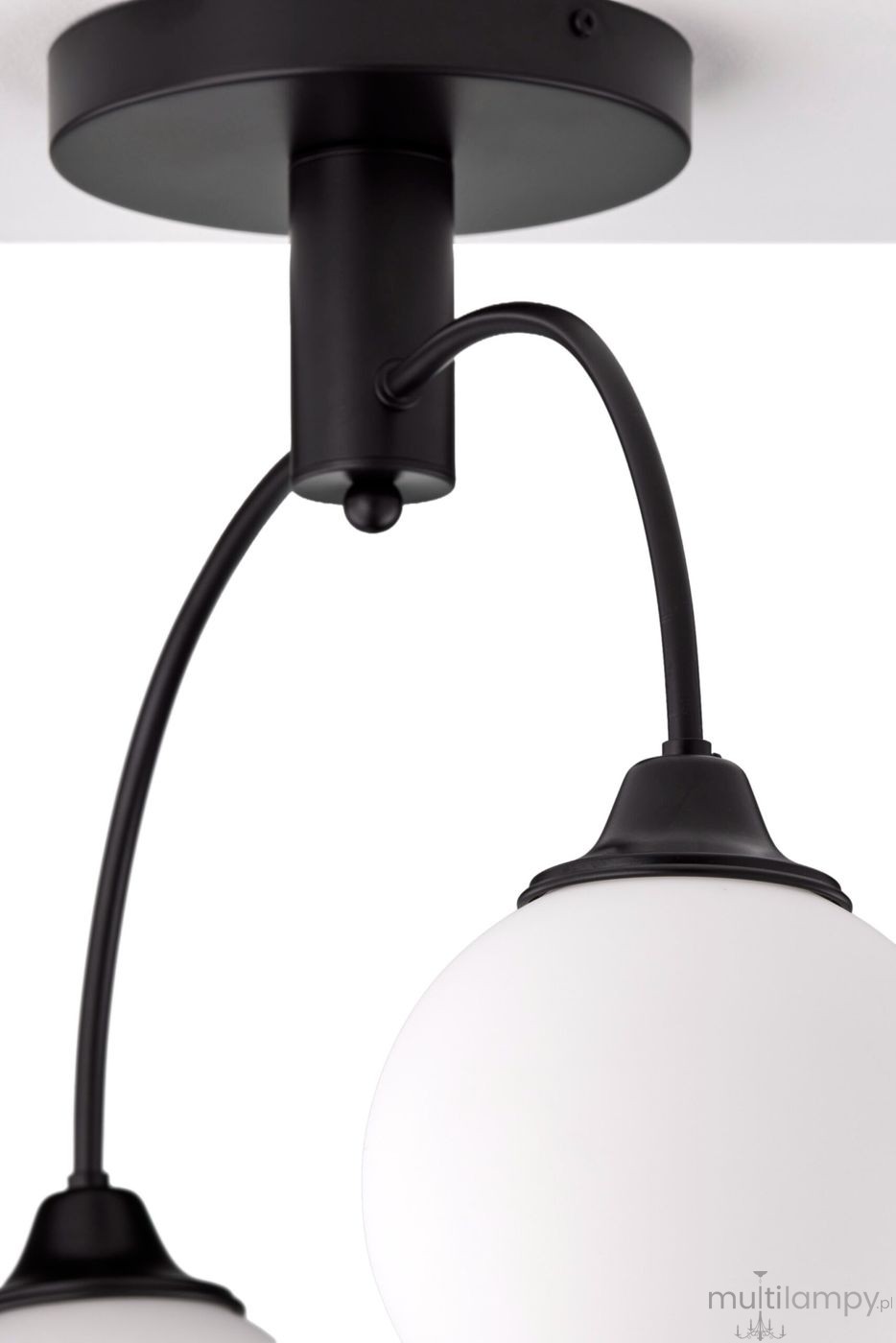 Nola lampa sufitowa 2xE27 czarna 2170