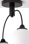 Nola lampa sufitowa 2xE27 czarna 2170