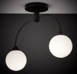 Nola lampa sufitowa 2xE27 czarna 2170