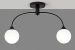 Nola lampa sufitowa 2xE27 czarna 2170