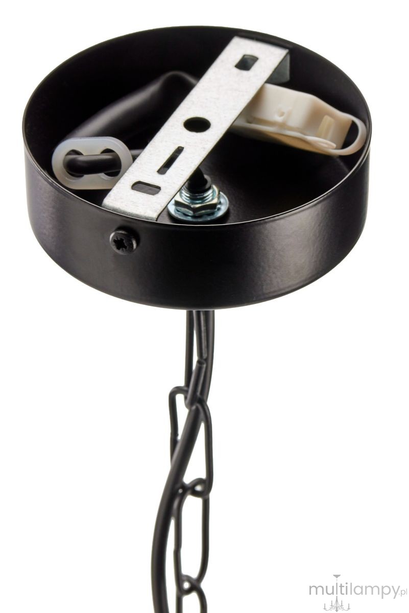 Nola lampa sufitowa E27 czarna 2171