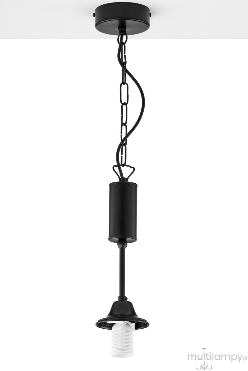 Nola lampa sufitowa E27 czarna 2171