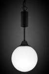 Nola lampa sufitowa E27 czarna 2171