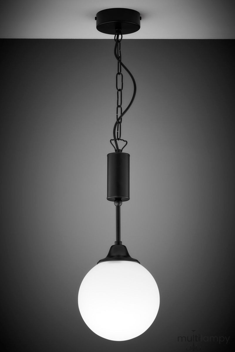 Nola lampa sufitowa E27 czarna 2171