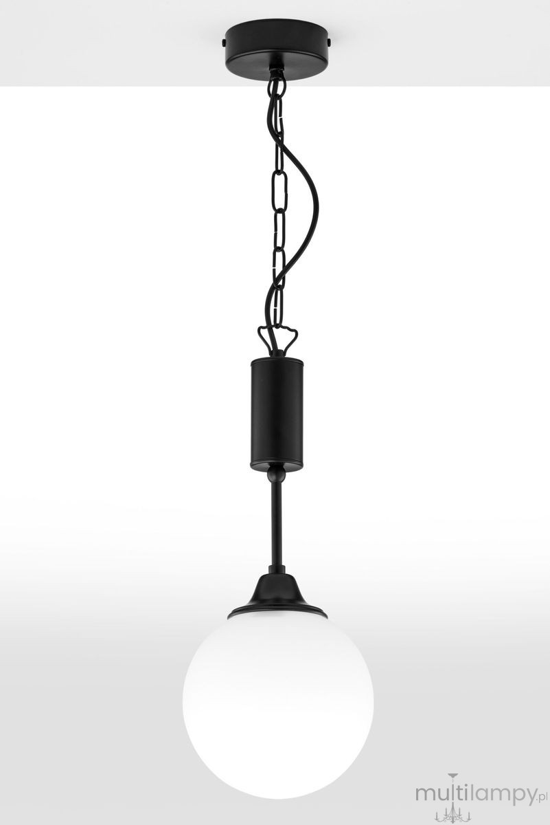 Nola lampa sufitowa E27 czarna 2171
