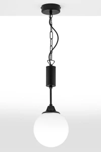 Nola lampa wisząca E27 czarna 2171