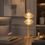 Padre lampka stołowa LED 9W 3000K złota ML2801