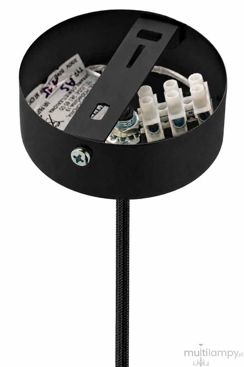 Aria lampa wisząca E27 czarna 2182
