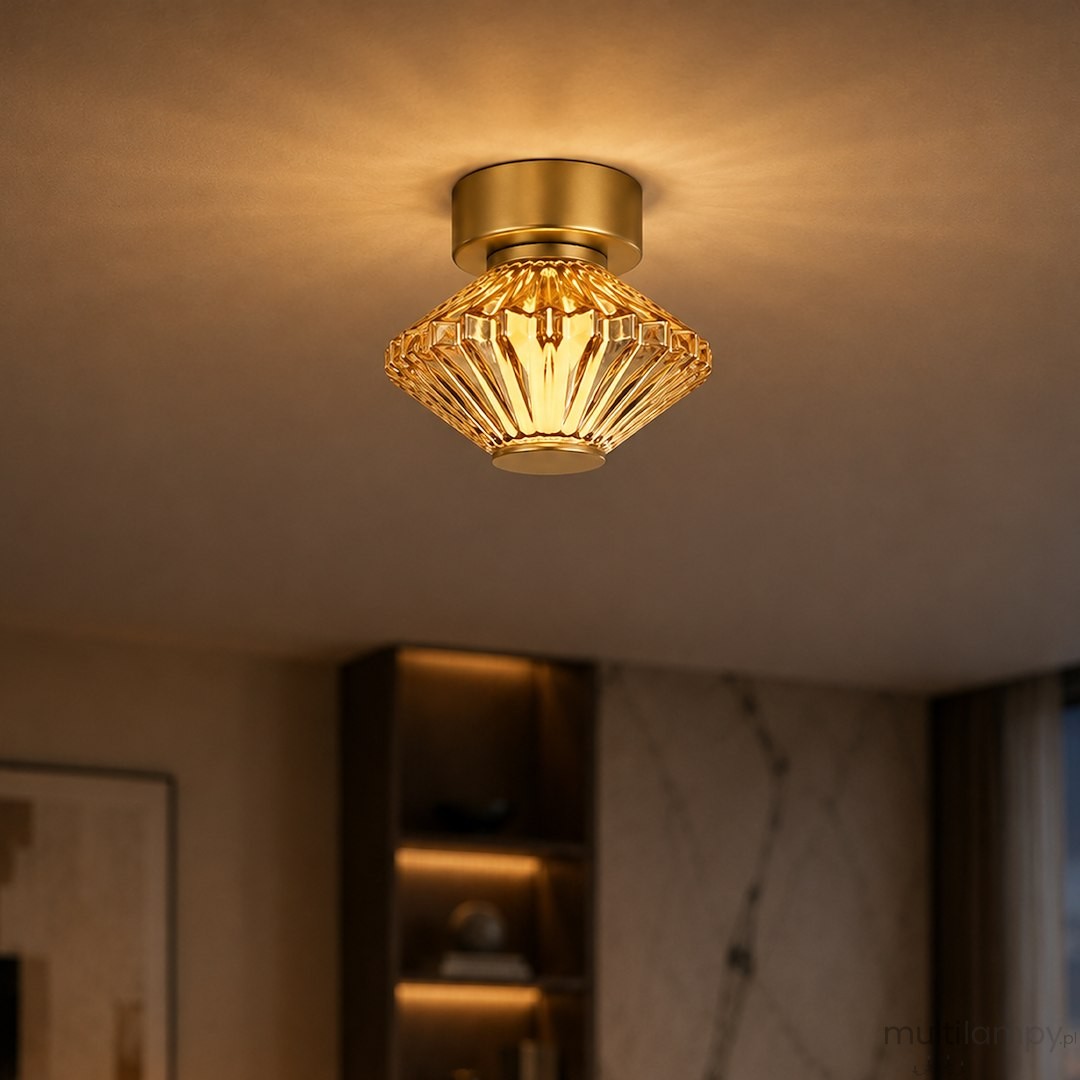 Padre lampa sufitowa LED 6W 3000K złota ML2795
