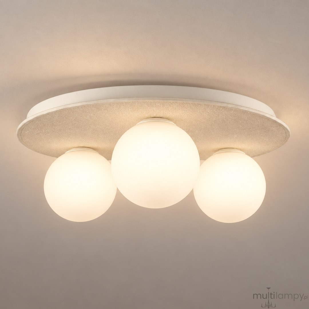 Carter lampa sufitowa 3xE14 biała MLP0225