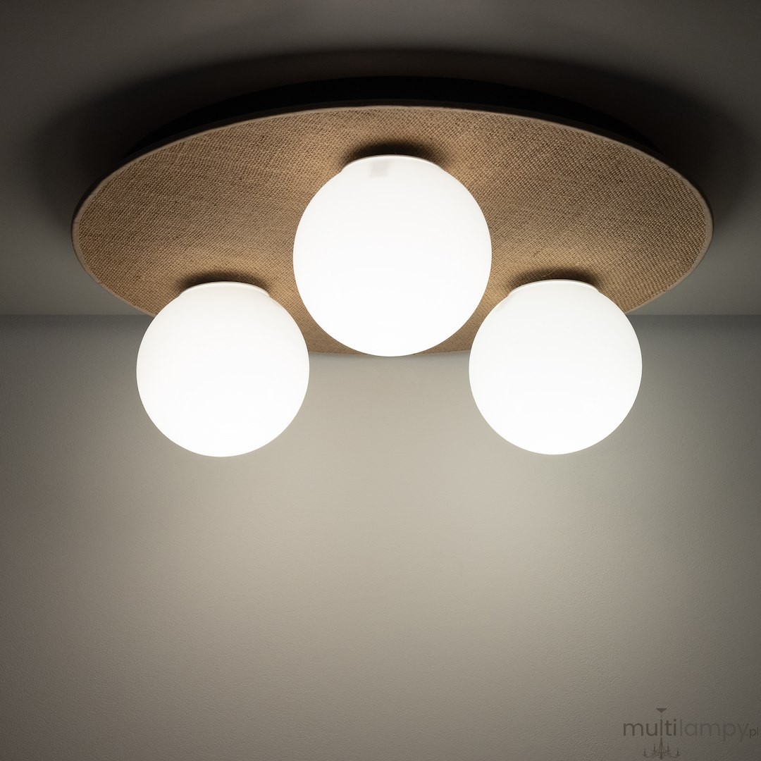 Carter lampa sufitowa 3xE14 naturalny MLP0227