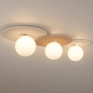 Carter lampa sufitowa 3xE14 biała/naturalny MLP0228