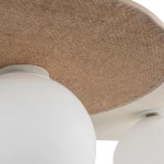 Carter lampa sufitowa 3xE14 biała/naturalny MLP0228