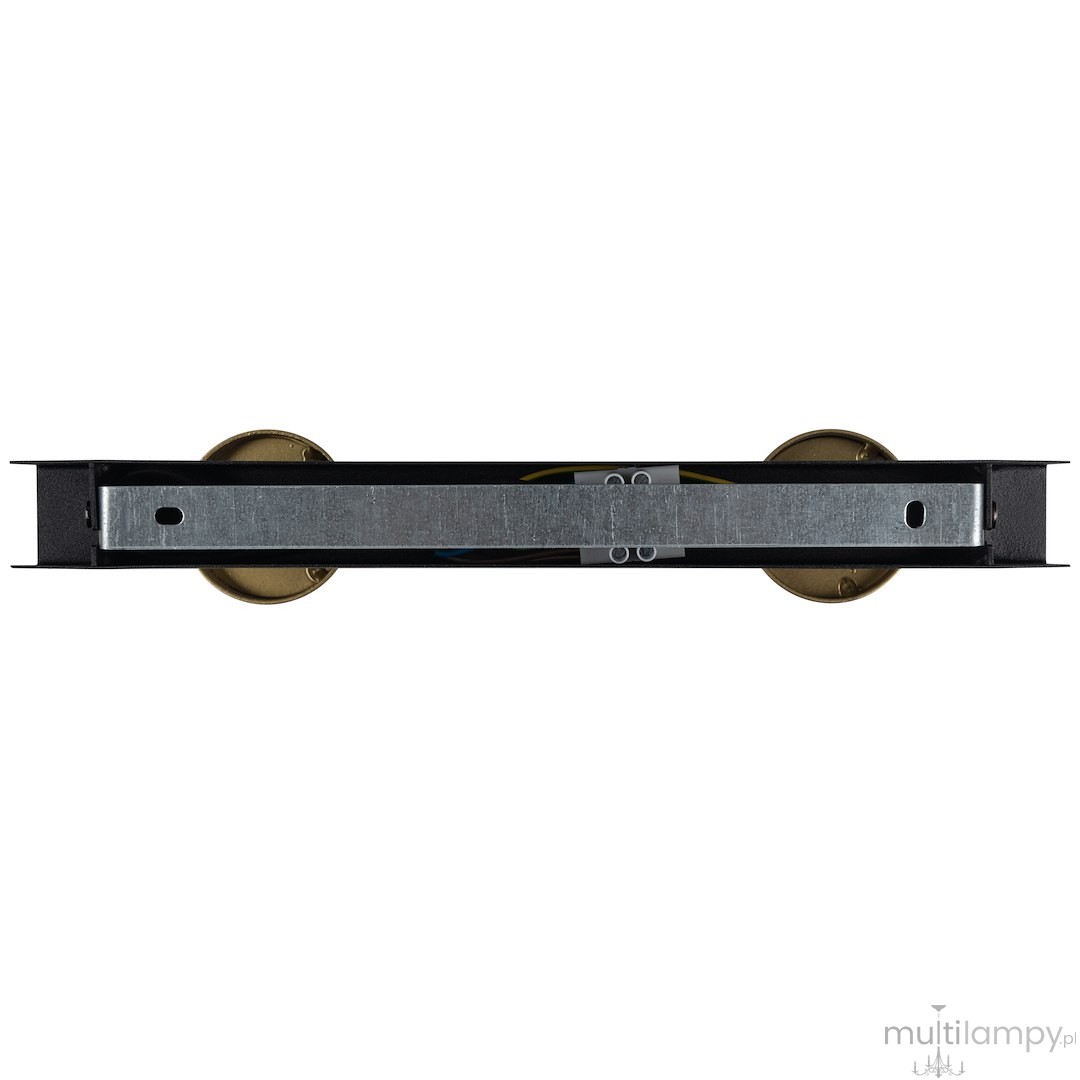 Hudson lampa sufitowa (spot) 2xGU10 czarna/złota MLP0258