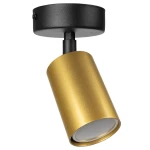 Hudson lampa sufitowa (spot) 1xGU10 czarna/złota MLP0257