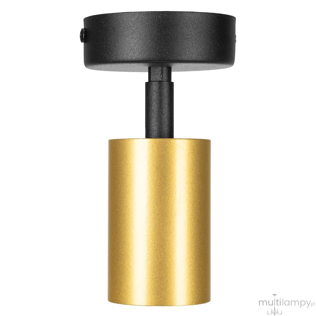 Hudson lampa sufitowa (spot) 1xGU10 czarna/złota MLP0257
