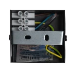 Bergen lampa wisząca 1xE27 czarna/drewno MLP2847