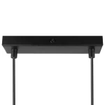 Bergen lampa wisząca 3xE27 czarna/drewno MLP2848