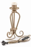 Elpis lampa stołowa E27 szaro-beżowa 2190