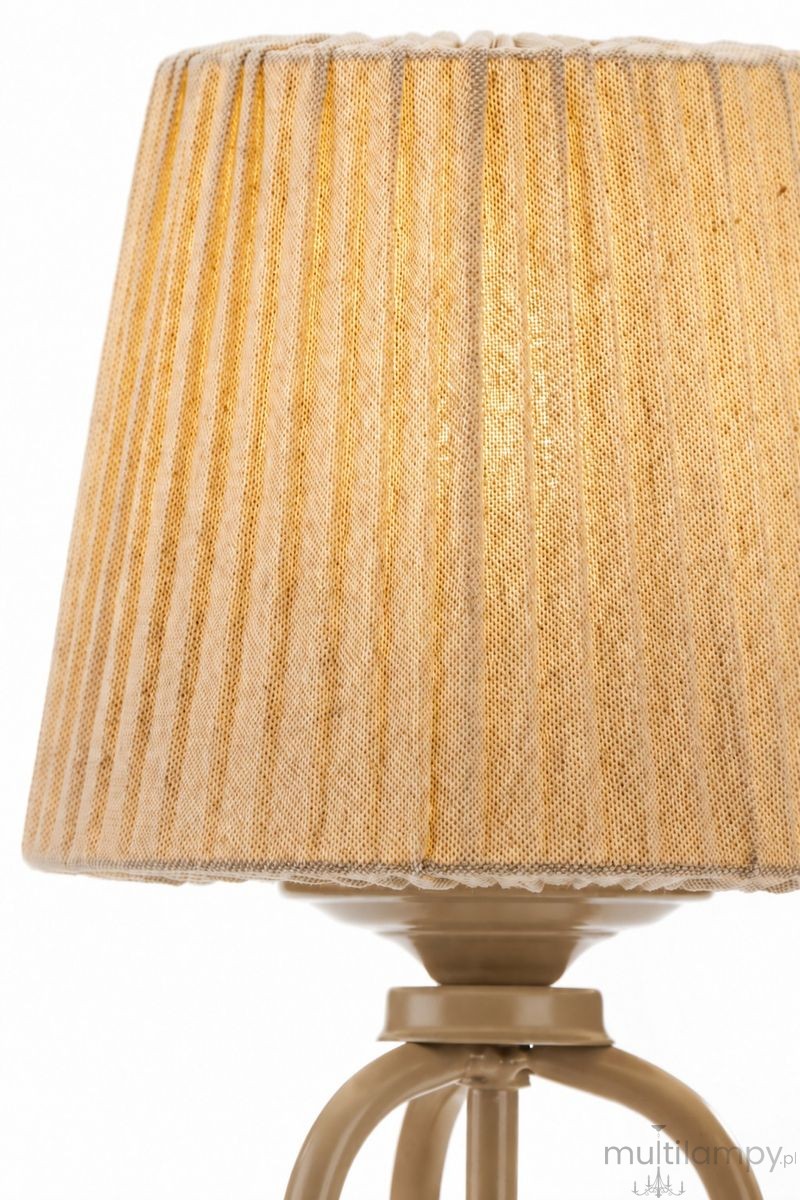 Elpis lampa stołowa E27 szaro-beżowa 2190