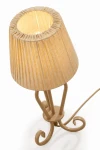Elpis lampa stołowa E27 szaro-beżowa 2190