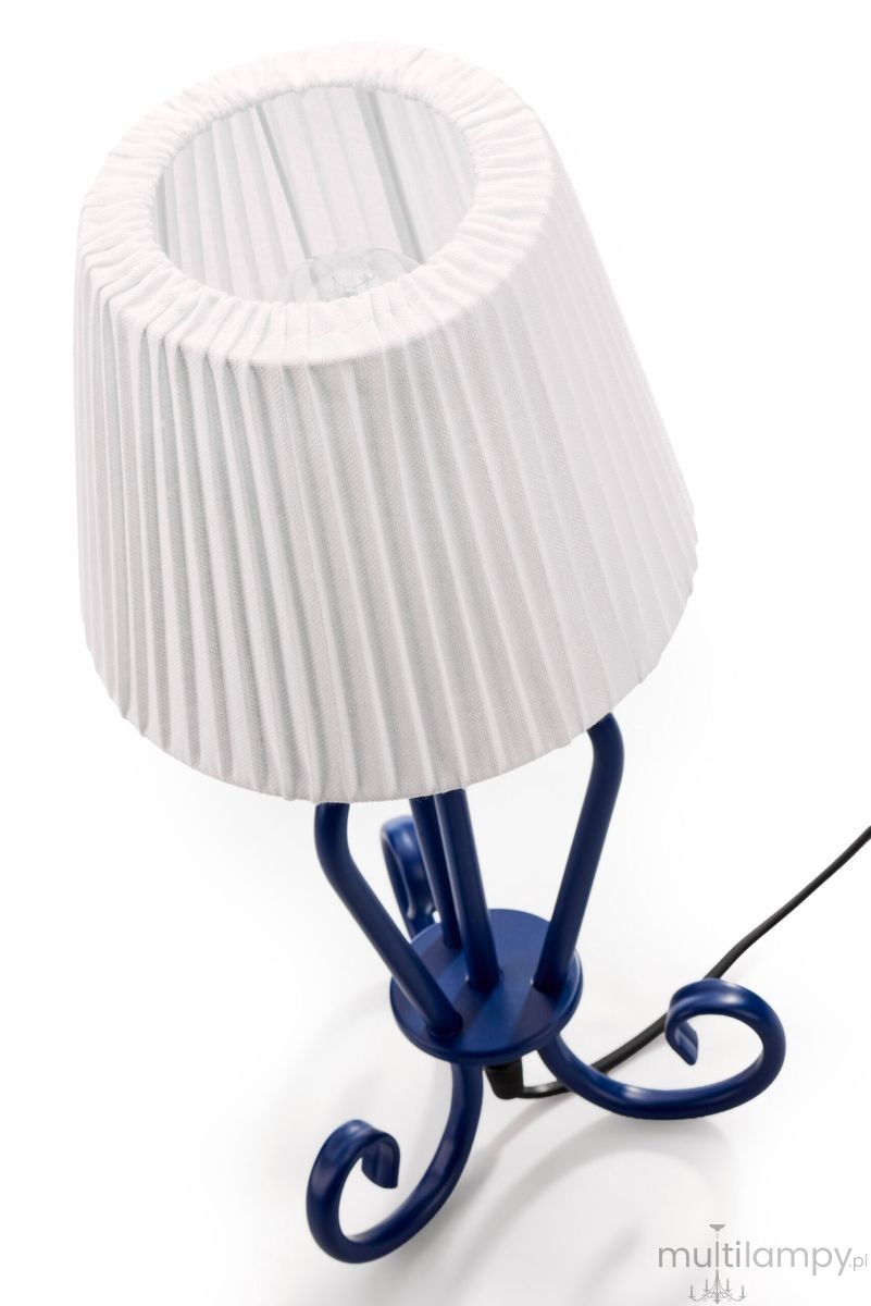 Elpis lampa stołowa E27 granatowa 2191
