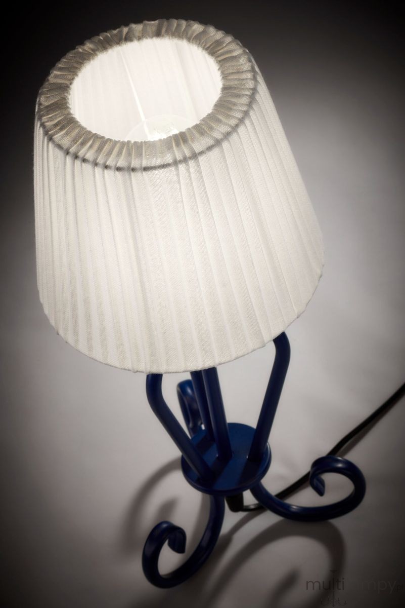 Elpis lampa stołowa E27 granatowa 2191